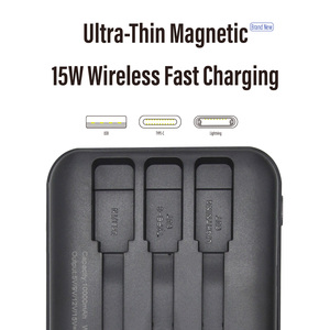 Sạc dự phòng không dây từ tính 10000mAh SWLPB 15W PD sạc nhanh 2 trong 1 - Product Image 4