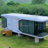 Nouvelle Capsule préfabriquée de haute qualité Conteneur d'hôtel Capsule de couchage pour la maison Petite maison mobile extérieure Maison capsule de luxe