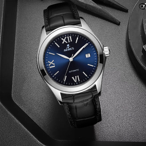 <span class=keywords><strong>Orologio</strong></span> <span class=keywords><strong>Automatico</strong></span> <span class=keywords><strong>Unisex</strong></span> con Movimento 2824, Cinturino in Acciaio Inox e Pelle, Impermeabile 5ATM, <span class=keywords><strong>Orologio</strong></span> Meccanico Casual - Product Image 3