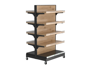 Étagères de supermarché de style européen, fines et perforées, en métal, pour un environnement commercial européen moderne - Product Image 6