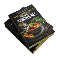 Buku Resep Desain Kustom Hardback, Kertas Berlapis Warna Penuh & Papan Duplex untuk Menu Kafe dan Gaya Meja Kopi
