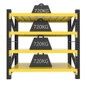 Étagère en rack personnalisée robuste Étagère en métal de qualité supérieure Étagère de rangement fabriquée en usine Étagère de stockage Étagère en acier Entrepôt - Product Image 6