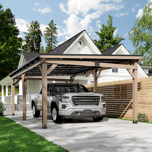 Vente directe usine – Abri de voiture autoportant robuste et imperméable 12x20 avec toit rigide <span class=keywords><strong>en</strong></span> <span class=keywords><strong>bois</strong></span>, fabriqué <span class=keywords><strong>en</strong></span> Chine, pour <span class=keywords><strong>2</strong></span> <span class=keywords><strong>voitures</strong></span> - Product Image 2