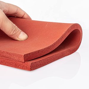 Linh hoạt chịu nhiệt Silicone cao su tấm, nhiệt độ cao, kết thúc mịn, Silicone bọt Hội Đồng Quản trị, cao su màu đỏ pad cho Gasket, con dấu - Product Image 4