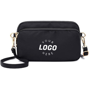 Bolso Bandolera de Nailon Impermeable con Logotipo Personalizado, Bolso de Hombro Pequeño y Moderno para Mujer, Proveedor B2B - Product Image 1