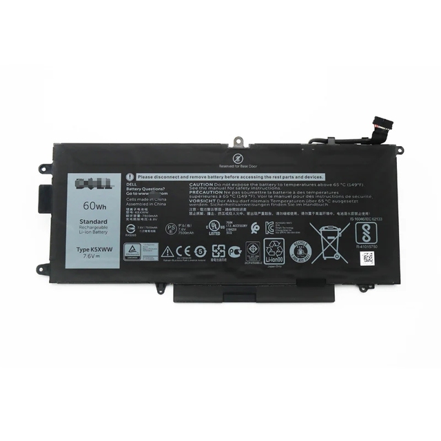 K5XWW Laptop Battery for DE Latitude 5289 7389 7390 2-in-1 Series Notebook 71TG4 725KY N18GG 7.6V 60WH