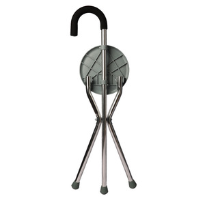 Xy Triangular Cane <b>Stool</b> Stainless Steel 1.2mm Wall Thickness With Reinforced Base For Elderly Walking Support - Product Image 2