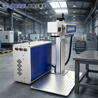 Machine de marquage laser à fibre MOPA HG-ZM-B-D30, graveur laser métallique haute précision pour marquage couleur sur acier inoxydable et aluminium