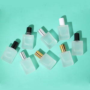For Frosted 15ml Flat Glass Bottle with Fine Mist Sprayer Screen Printed LK Model Aluminum <b>Spray</b> Crown Cap Empty Stock Screw - Product Image 6
