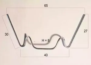 Greenhouse Glazing Clips Stainless Steel Greenhouse Glazing Spring Clips W Wire Fixing Clips