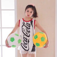 Almohada de Peluche de Fútbol, Juguete de Peluche Suave, Cojín Creativo con Forma de Balón Deportivo, Decoración para Sofá Infantil, Regalo de Cumpleaños