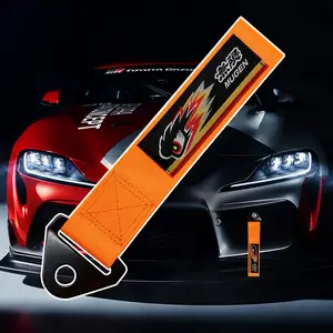 Universal Binding Belt Orange personality trend Tightening Belt Polyester Trailer Belt tow strap