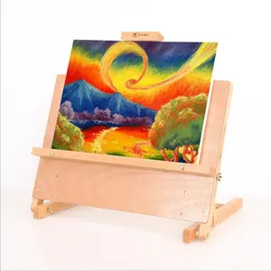 2022 NEW Art Supply Wood Drafting Table Easel Drawing And Sketching Board For Art Students Kids
