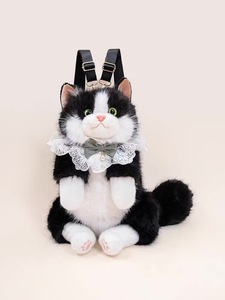 Mochila de Peluche Realista de Gato, Muñeco de Peluche Reconfortante, Regalo de Cumpleaños, Lindo Peluche de <span class=keywords><strong>Animal</strong></span> de Peluche - Product Image 6
