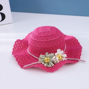 หมวกสานปีกกว้างสำหรับเด็ก ลายการ์ตูน สำหรับกิจกรรมกลางแจ้ง ตกปลา และท่องเที่ยว ขายส่ง - Product Image 6