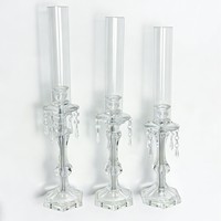 Ensemble de porte-bougies de luxe, chandelier orné pour centre de table de mariage, banquet, événement, fête, décoration