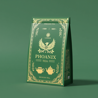 Sacs à soufflets latéraux personnalisés avec impression en héliogravure pour emballages souples refermables de café, thé et aliments pour animaux de compagnie