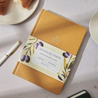 Carnet de recettes personnalisé A5, couverture rigide en tissu de lin, papier épais 120 g/m² ivoire, reliure parfaite, journal de recettes, planificateur