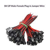 Connecteur mâle-femelle Xinxing SM-2P à 2 broches pour câble de 7,4 V CC 2 A, idéal pour l'alimentation des jouets LED et les applications aériennes