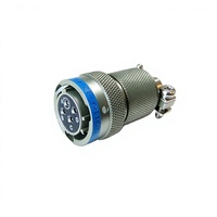 Conector Circular de 5 Pines MS3116F, Acoplamiento Tipo Bayoneta de Alta Resistencia, Contactos Chapados en Oro, Abrazadera para Cable, Especificaciones Militares