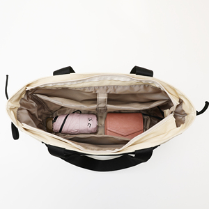 Sac fourre-tout en <span class=keywords><strong>coton</strong></span> réutilisable de grande taille, couleur naturelle personnalisée, sac à main en toile écologique, simplicité urbaine, multifonction - Product Image 6