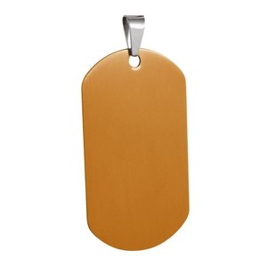 Placa de Identificación de Marines, Insignia de Metal Dorado de Aluminio - Product Image 1