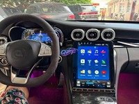Autoradio Android pour Mercedes-Benz Classe C GLC W205 X253 2015 2022, Carplay, écran LCD, tableau de bord, unité principale automobile, moniteur, mise à niveau