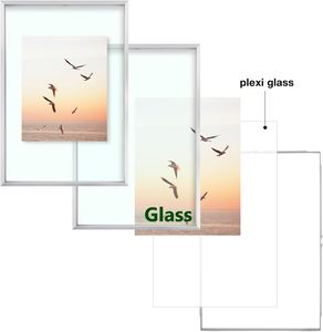 Marco de Fotos Delgado de Aluminio con Cierre a Presión A1 A2 A3 A4 |   Marco de Fotos Fácil de Cambiar para Pósters y Obras de Arte |   Marco para Póster Resistente - Product Image 4