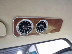 Accessoires de style de voiture en Fiber de carbone contrôle Central intérieur climatisation évent sortie garniture pour Hiace Alpha <span class=keywords><strong>Land</strong></span> <span class=keywords><strong>Cruiser</strong></span> patrouille - Product Image 6