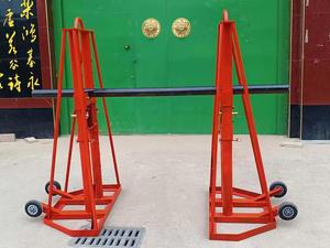 5 toneladas 10t toneladas hidráulico Hable Drum Jack Stand Wire Rope Drum Jack Stand Cable Drum Lifting Jack - Product Image 2