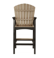 Chaise de salle à manger Adirondack moderne en PEHD, résistante aux intempéries et aux UV, en polybois, pour jardin, terrasse, bord de piscine