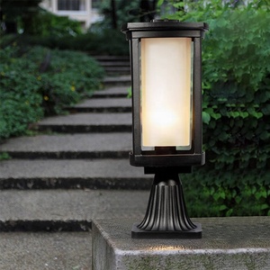 LED decoración al aire libre Villa patio jardín pared columna luz Pantalla de Cristal Super brillante IP65 impermeable - Product Image 4