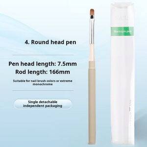 2025 New Hot-selling Nail <b>Brush</b> Set Sub-pen One-color Nail Salon Special Nail <b>Brush</b> High Quality - Product Image 2