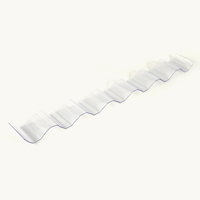 Vente en gros de feuilles ondulées transparentes en polycarbonate, feuilles de toiture en plastique transparent pour entrepôt