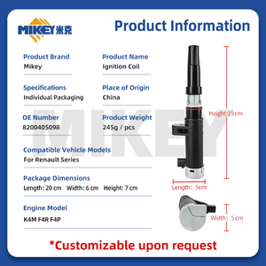 Bobine d'allumage MIKEY 8200405098 pour <span class=keywords><strong>Renault</strong></span> Duster Scenic Laguna Megane Rover 25 Remplacement pour <span class=keywords><strong>RENAULT</strong></span> 21603121-9 7700107177 - Product Image 3