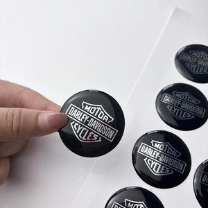 ポリウレタンドームデカール透明PU樹脂ラベルエポキシドーム型3Dステッカー - Product Image 1