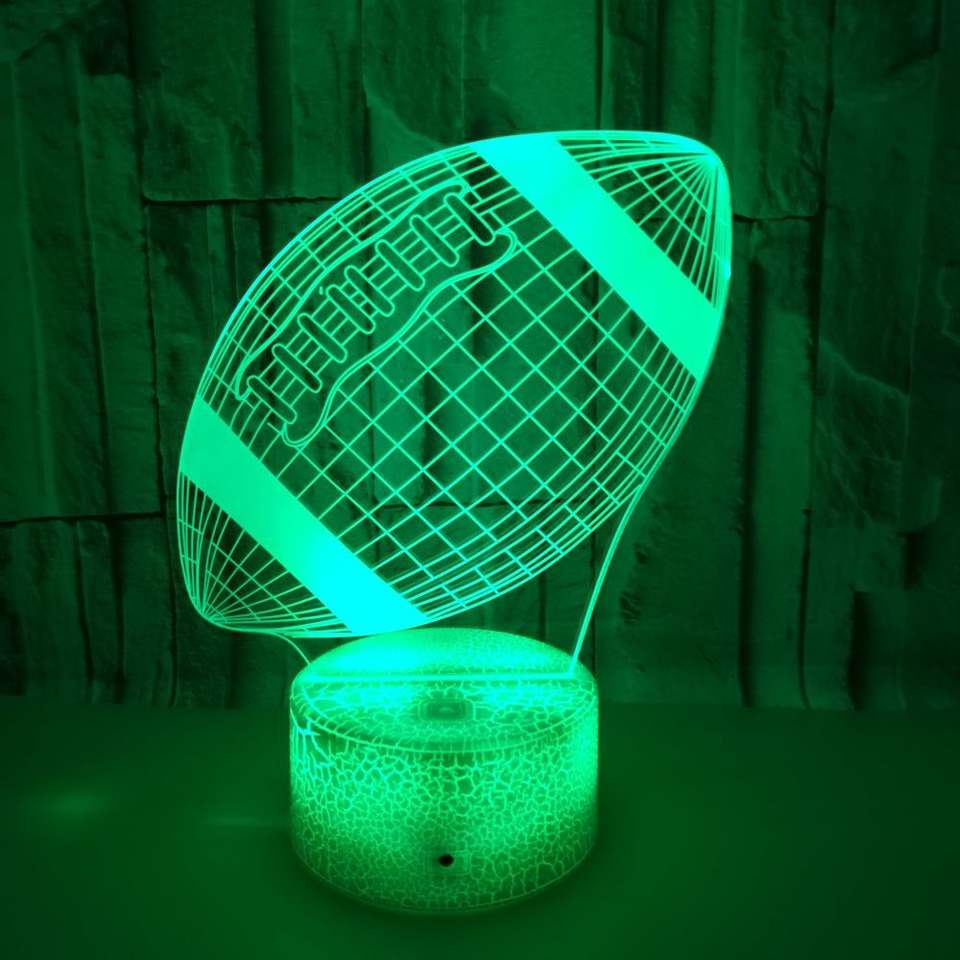 Lámparas acrílicas con batería AA, lámpara 3D, lámparas LED, luz nocturna táctil colorida, luz nocturna táctil USB, Bases LED personalizadas, decoración del hogar para dormitorio