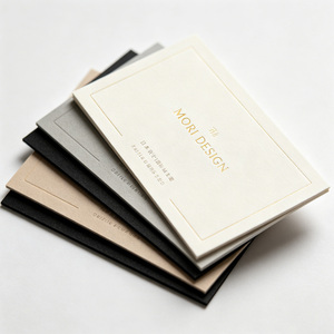 Impresión de Tarjetas de Visita Personalizadas, Papel Texturizado, Borde con Color, UV Localizado, a Todo Color, para Portafolio de Diseñador Creativo - Product Image 1