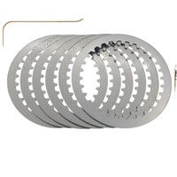 Ensemble de plaques de friction d'embrayage de moto pour Kawasaki Z550GP KLR600 GPZ400R, pièces de rechange OEM pour moteur
