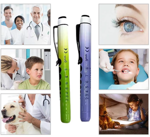 Lampe à stylo pour infirmières, lumière médicale avec jauge d'élève et règle Mini lampe de poche torche <span class=keywords><strong>LED</strong></span> lampe de poche torche médicale - Product Image 2