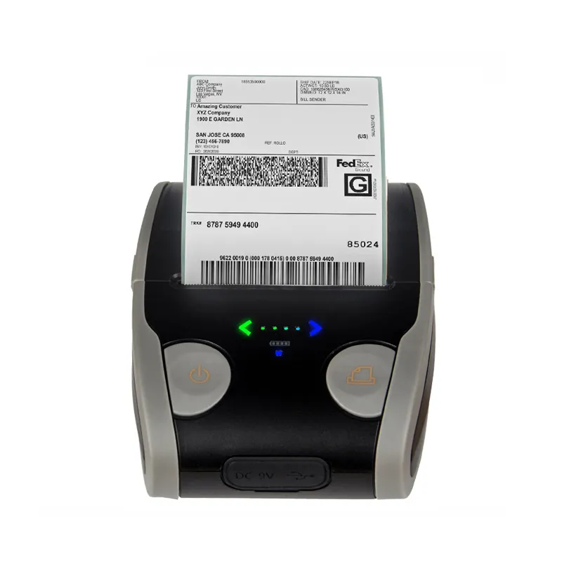 58mm Handheld mobile Thermo-Bluetooth-Drucker Quittung Barcode-Etiketten drucker für den Versand