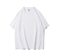 T-shirt vierge pour hommes Impression de logo simple T-shirt personnalisé pour hommes Cool Summer 230gsm Vintage t-shirts pour hommes Échantillon gratuit 100% coton