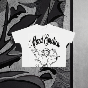 Camiseta Oversize de Hip Hop para Hombre, 100% Algodón Tejido, 260 Gramos, Manga Larga, Cuello Redondo, Largo Regular, Estampado - Product Image 1