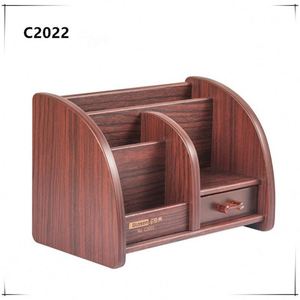 Glosen Wood Desktop Storage Organizer <b>Pen</b> Holder Drawer Shelf Multifunction Desk Office Storage Customized Design Home Hotel - Product Image 4