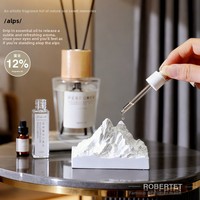 Nouveau Coffret Cadeau Luxe Léger pour Chambre : Bougie Artisanale en Cire de Soja Thé Blanc Montagne Blanche Diwali et Diffuseur à Bâtonnets d'Aromathérapie Sans Flamme