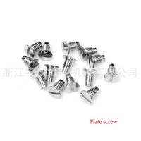 Vis de presse-pied, vis d'alimentation, vis à aiguille, tête de pommel en alliage d'aluminium pour pièces de machine à coudre industrielle à plat