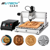 Mini routeur CNC à prix compétitif, 12x16 pouces, léger, pour le traitement du bois, de l'acrylique et du MDF, idéal pour le bricolage à domicile et les petites entreprises