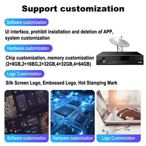 Récepteur de télévision numérique par <span class=keywords><strong>satellite</strong></span> DVB-S2 H.265 à haute stabilité, décodeur 1080P, prise EU, garantie de 12 mois - Product Image 5