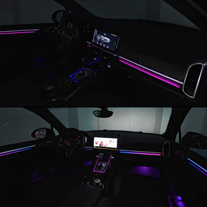 Éclairage d'ambiance pour voiture, directement de l'usine, pour Porsche Cayenne 2010-2017, décoration intérieure, bande LED - Product Image 2