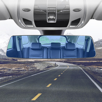 Lente de Micro Curvatura 3000R 2.5D Full Creen HD Glass Espejo retrovisor Interior del coche Accesorios para automóviles Espejo sin marco antideslumbrante